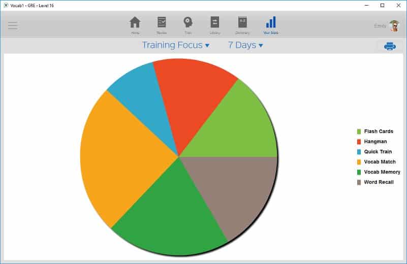 Vocab1 Screenshots - Customized Learning