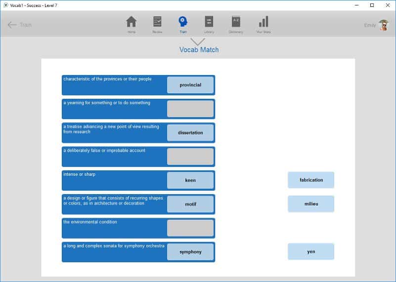 Vocab1 Screenshots - Expert Science