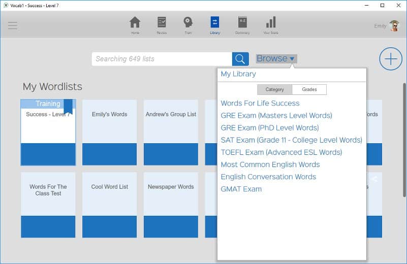 Vocab1 Screenshots - Expert Wordlists