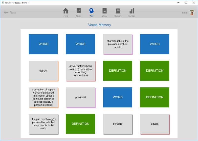Vocab1 Screenshots - Games