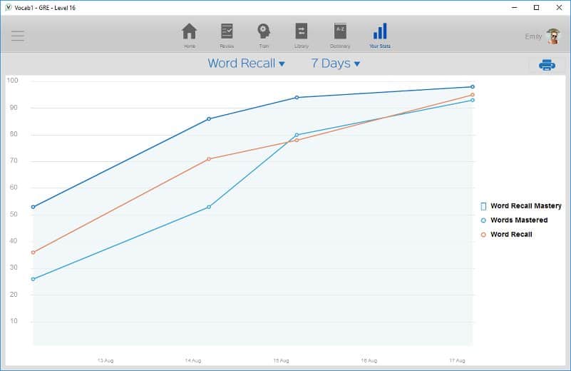 Vocab1 Screenshots - Tracking