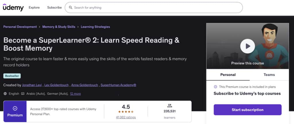 Become A SuperLearner - 2026 Review | Speed Reading Lounge