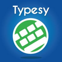 brand-typesy-logo-200px on blue background.
