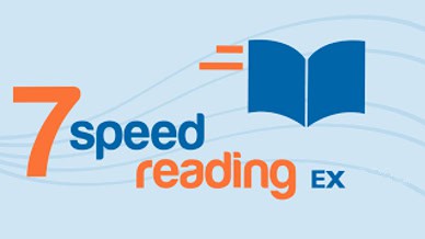 background image of logo of-7 speed reading-review