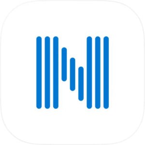 naturalreader-logo-400px, blue color, white background