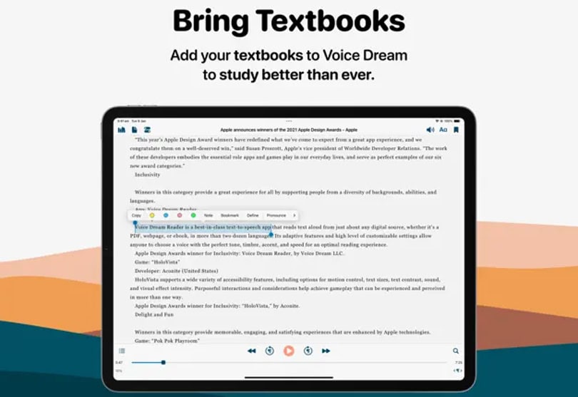 image voice-dream-reader-ipad-screen